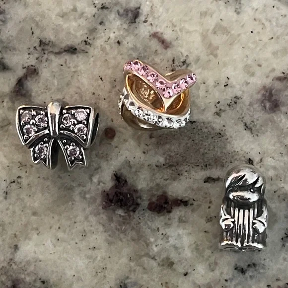 Set of 4 Pandora charms - Picture 4 of 5